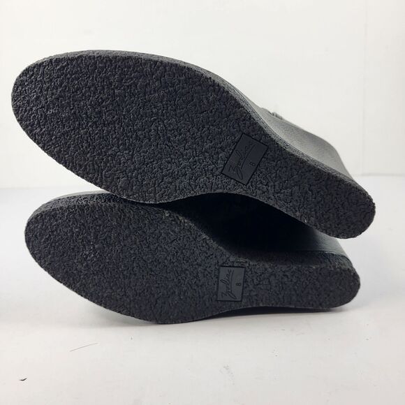 Zodiac Iggy Womens Wedge Tall Knee High Boots Side Zip Black size 8M - Picture 16 of 16